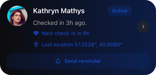 Active check-in